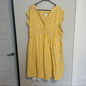 ✨SOLD✨Yellow Plaid Dress